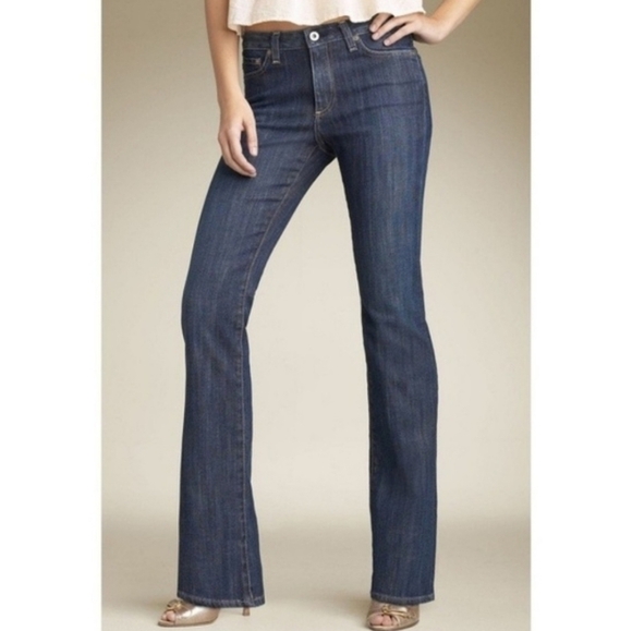 AG Adriano Goldschmeid The ELite Straight Leg Cobalt Wash Jeans Size 27 R - Picture 2 of 15